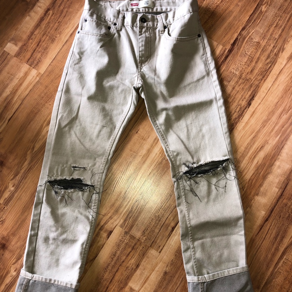 Denim Distressed Jeans